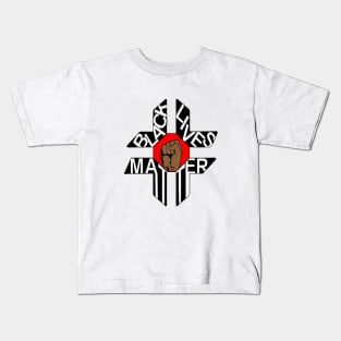 Black lives matter red heart Kids T-Shirt